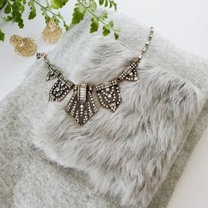 Gray Open Longline Sweater